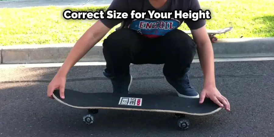Correct Size for Your Height