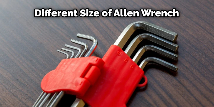 Different Size of Allen Wrench