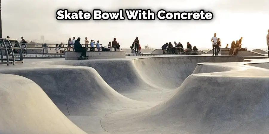 Skate Bowl With Concrete