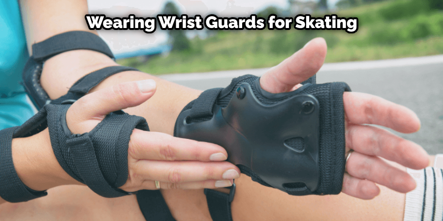 Wearing Wrist Guards for Skating
