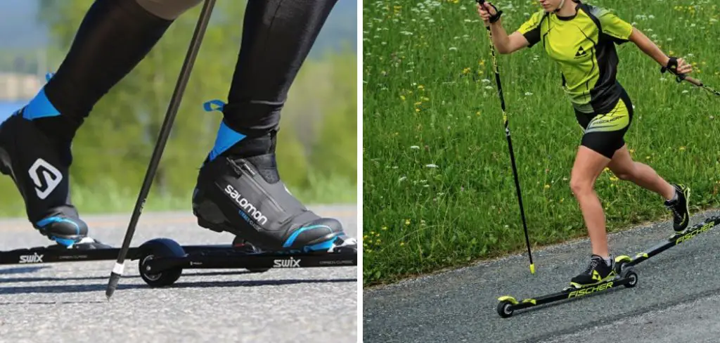 How to Stop on Roller Skis