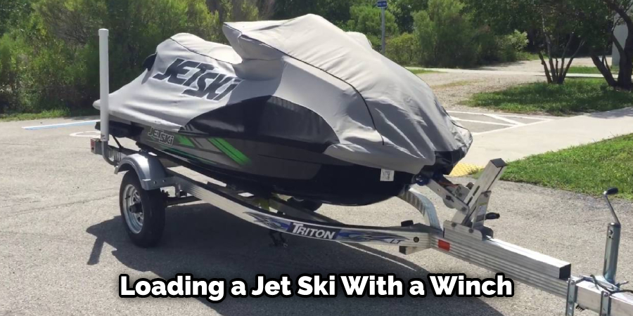 Loading a Jet Ski With a Winch