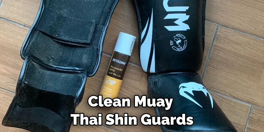 Clean Muay Thai Shin Guards
