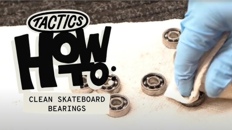 How to Clean Skateboard Bearings: Easy Steps for Smooth Rides